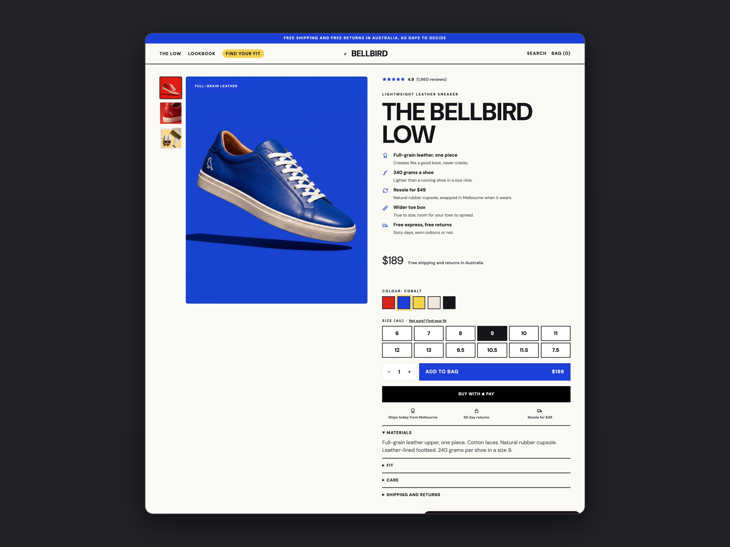 Bellbird store, a second page