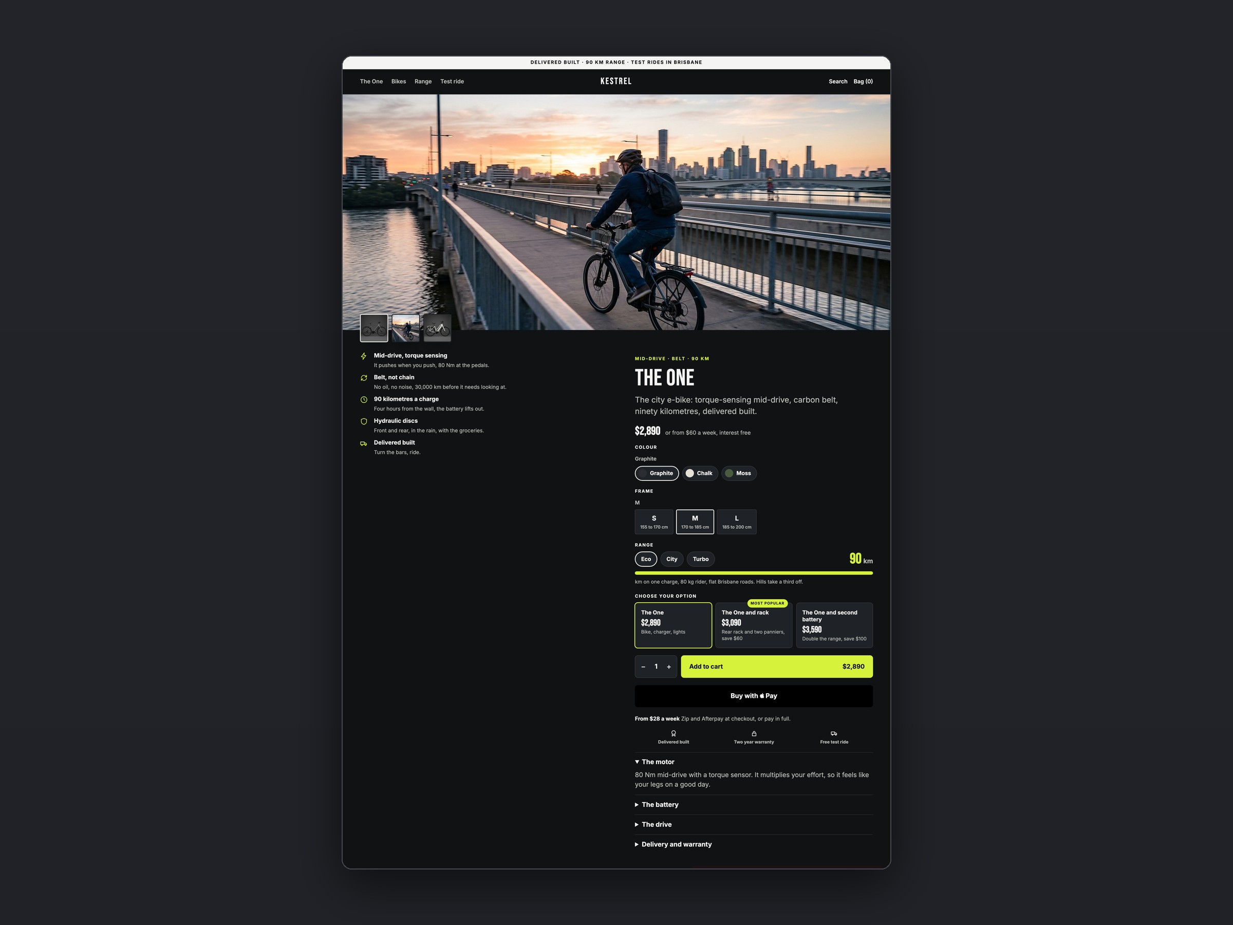 Kestrel store, a second page