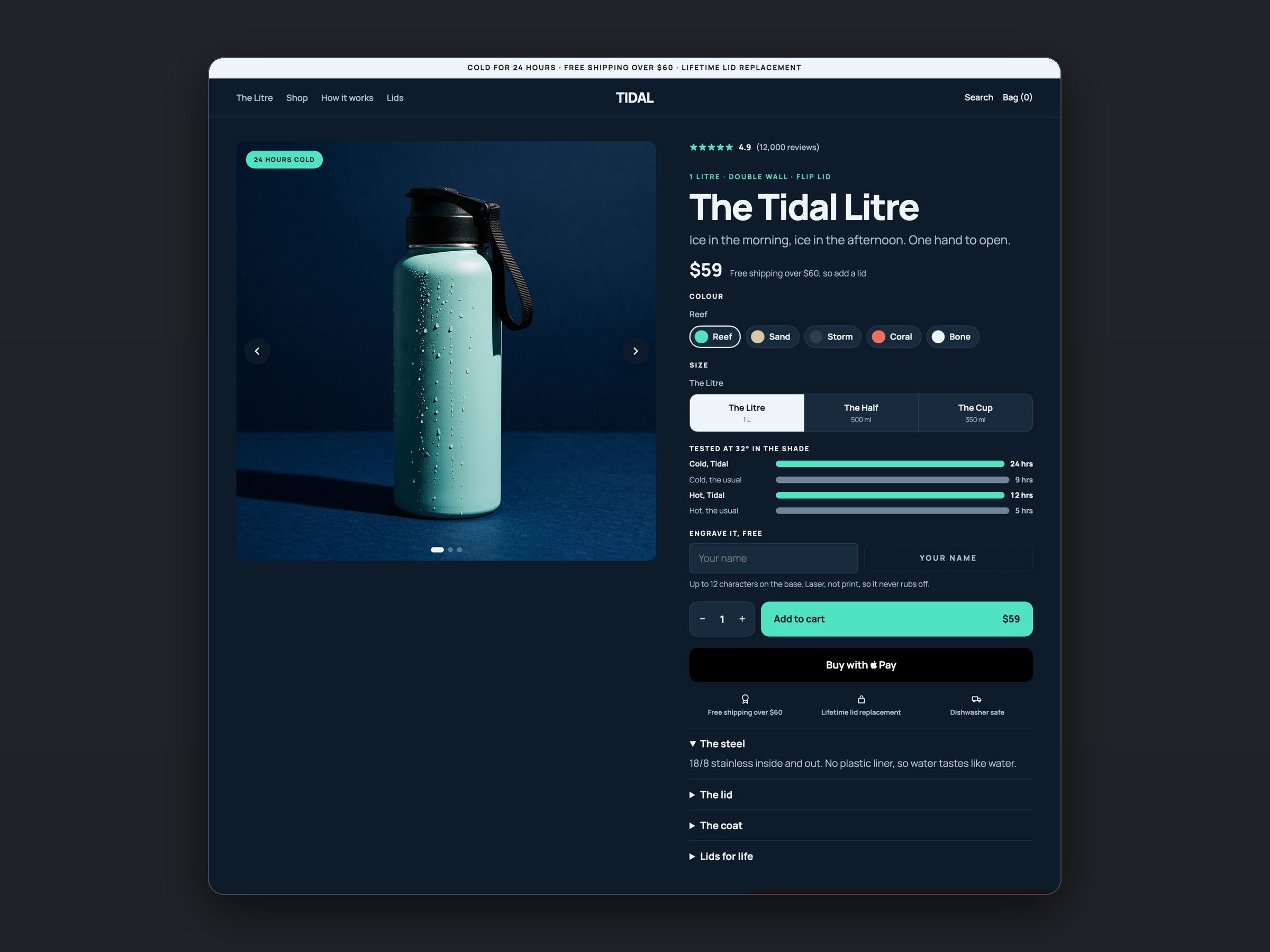 Tidal store, a second page